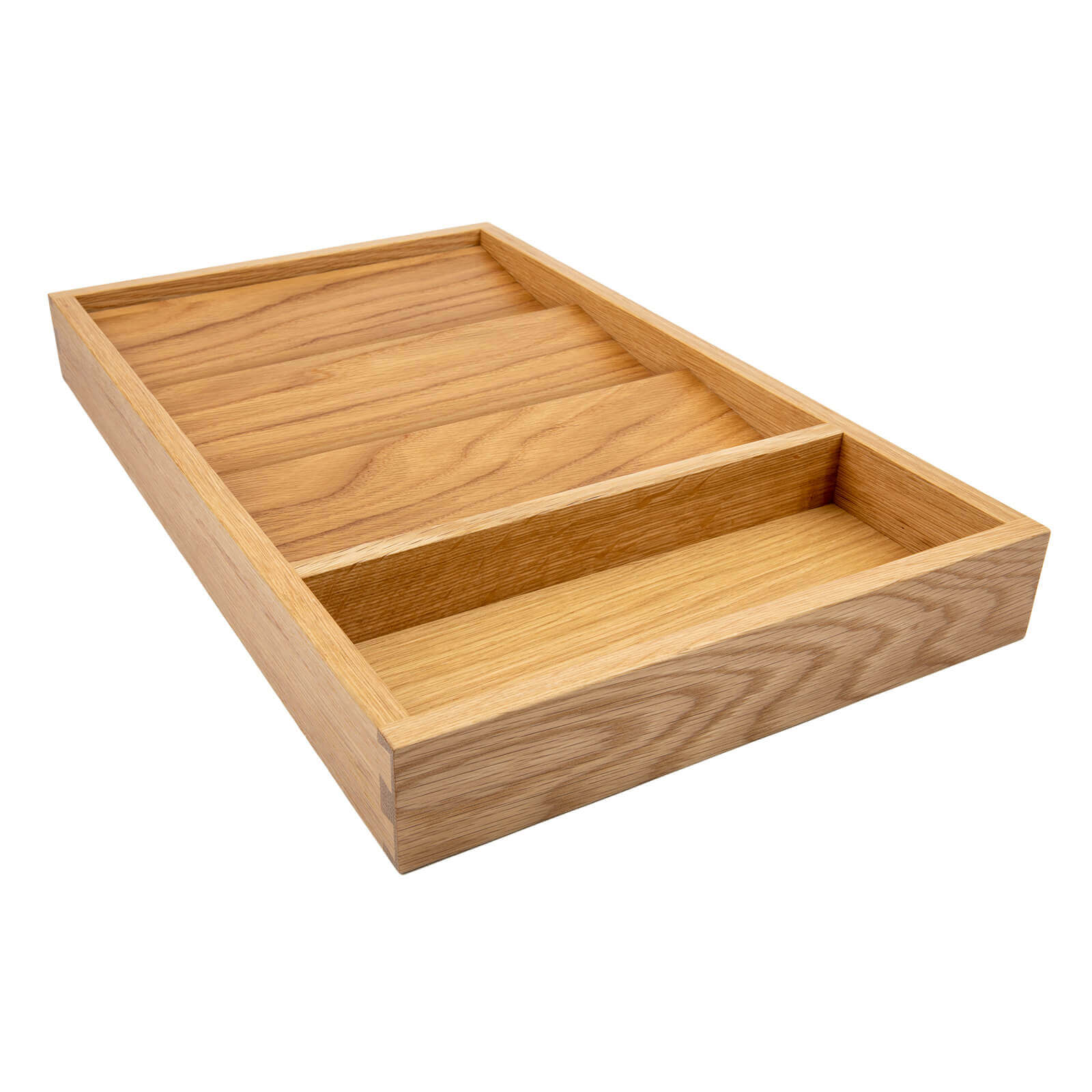 Custom in-drawer timber spice rack with lift