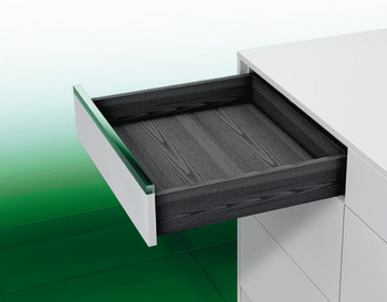 Concealed Drawer Slide, for Base Panel Mounting, Full Extension, Dynapro 40 kg