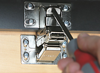 Swing Up Flap Hinge, for Mounting with Panel, Opening Angle 90°
