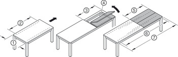 Extending Table Runners, Asynchronous, for Tables without Frame