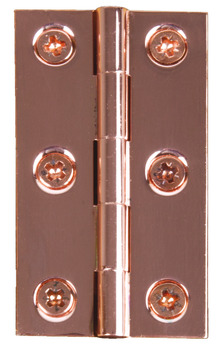 Broad Style Hinge, 64 x 35 mm, Brass