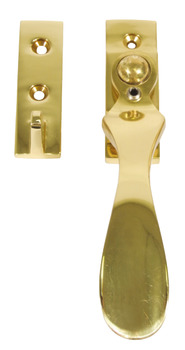 Casement Fastener, with Wedge Plate, Unhanded, for Standard Rebated Frames, Lockable, Brass