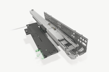 Concealed Drawer Runners, Full Extension, Packed Set with 4D Fixing Clips, Dynapro Tipmatic 40 kg