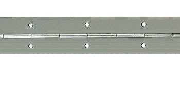 Continuous Hinge, Rolled, Straight Piano
