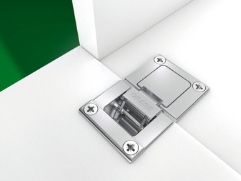Flap Hinge, 90°, for Flaps up to 21 mm Thickness, Tiomos