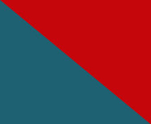 Juicy Red / Totally teal