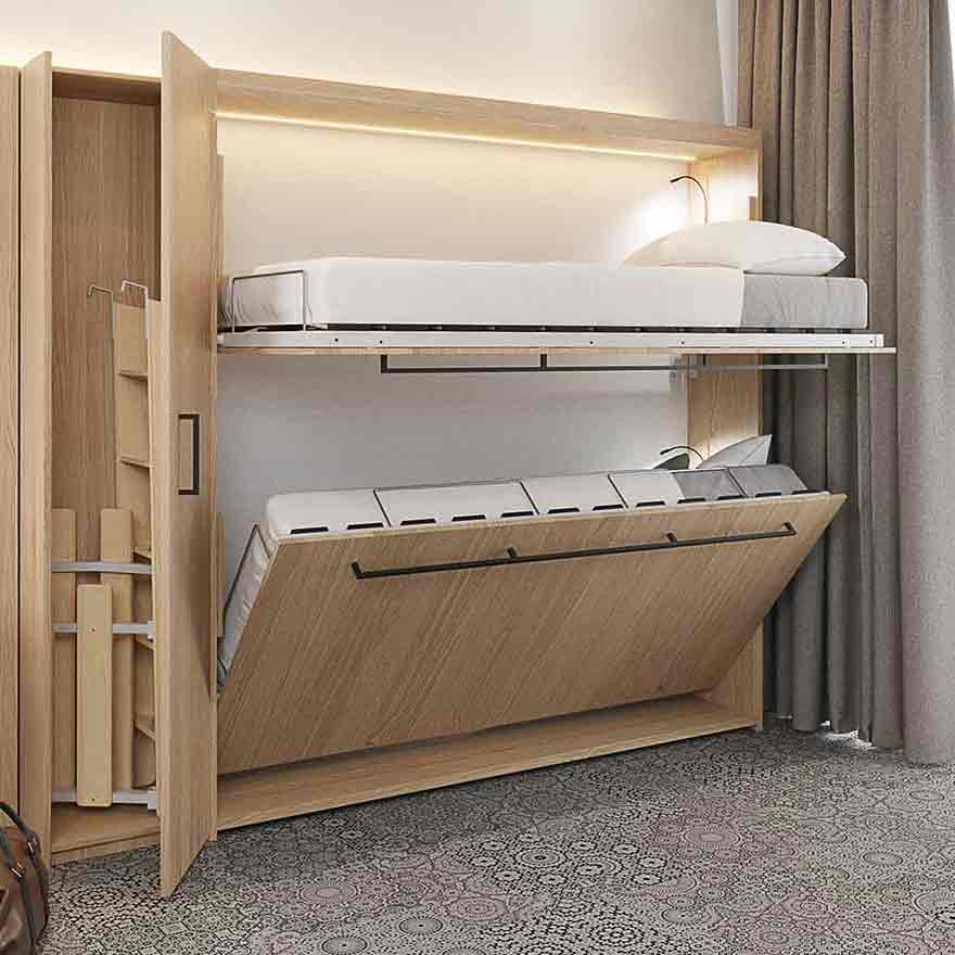 Compact Living in bedrooms