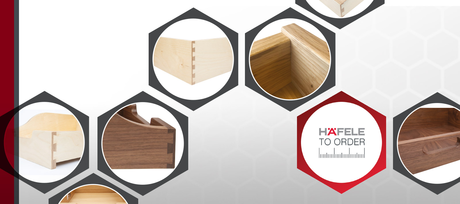 Hafele to order - Bespoke Timber Drawers