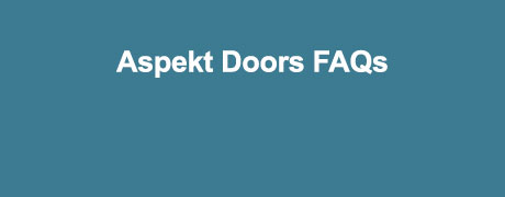 Aspekt Doors FAQs