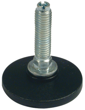 Adjusting Screw, M10 with Fixed Foot, Length 34 mm