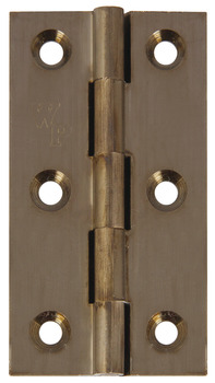 Broad Style Hinge, 64 x 35 mm, Brass