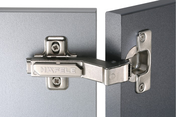 Concealed Cup Hinge, 110°, for 30° Angle Applications, Full Overlay Mounting, Häfele