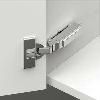 Concealed Cup Hinge, 110° Standard, Half Overlay/Twin Mounting, Click on Arm, Tiomos