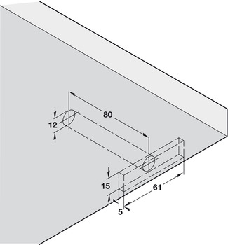 Concealed Shelf Support, Screw Fixing, for Installation into Woodwork or Masonry Walls