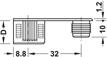 Connector Housing, Plastic, with or without Ridge, Rafix-20