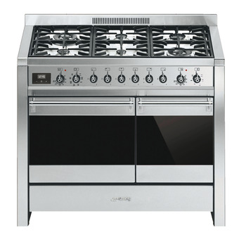 Cooker, Dual Fuel, with Double Oven, 1200 mm, Smeg Opera
