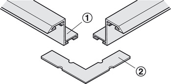 Corner Connector, for Z Frame Profile