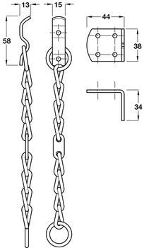 Door Chain, Steel
