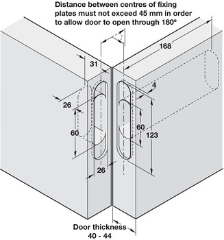 Door Closer, Concealed Hydraulic, with Latch Action, Perkomatic