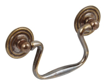 Drop Handle, Brass, Fixing Centres 64-76 mm, Cotswold