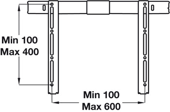 Flat Screen Wall Bracket, for Ultra Thin Screens Sizes: 32-55/813-1400 mm, Vogel's