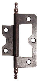 Flush Hinge, Medium Duty, for Inset Doors, Length 88 mm, Steel/Zinc Alloy
