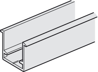 Guide Track, for Folding Interior Doors, Slido W-Fold32 100T