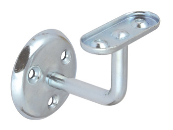 Handrail Bracket, Ø 60 mm, for Flat Based Handrails, Mild Steel