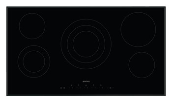 Hob, Ceramic, Touch Control with Angled Edge Glass, 900mm, Smeg