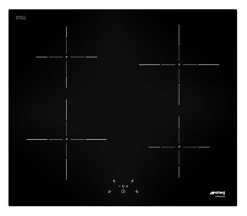 Hob, Induction 600 mm, Touch control with Straight Edge Glass, Smeg