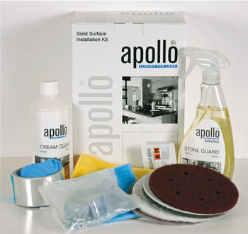 Installation and Care Set, for Apollo® Slab Tech Solid Surface Worktops