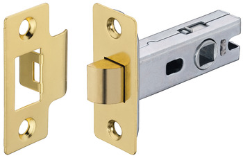 Mortice Latch, Tubular, Bolt Through, Latchbolt Operated by Lever Handles, Steel
