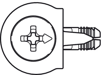 One-Part Connector, with Pre-Mounted Bolt, OneFix
