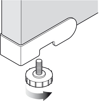 Panel Adjusting Fitting, Corner Panel Adjuster
