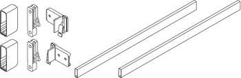 Rectangular Railing Set, for use with Nova Pro Deluxe Standard Drawers