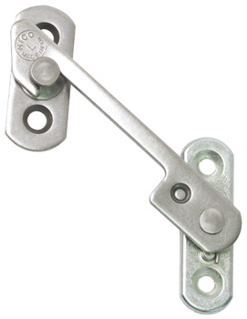 Restrictor Safety Catch, Face Fixing, Handed, Stainless Steel