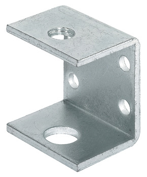 Screw On Bracket, for M10 Plinth Adjusting Screw, Double Angle