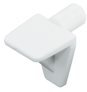 Shelf Support, Plug in, for Wooden and Glass Shelves and Ø 5 mm Hole with Grooved Plug