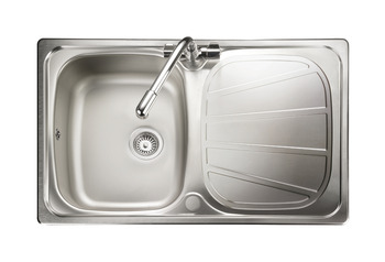 Sink, Compact Single Bowl and Drainer, Rangemaster Baltimore BL8001