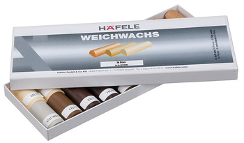 Soft Wax Sticks, for Repair Work, 20 Half Sticks in a Box, Häfele