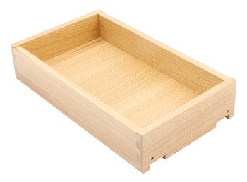 Solid Oak Drawer, Height 90-185 mm, Fully Assembled, for In-Frame Applications