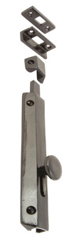 Surface Bolt, Knob, Slide Action, Malleable Iron