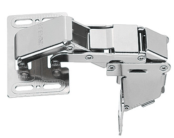 Swing Up Flap Hinge, for Mounting with Panel, Opening Angle 90°
