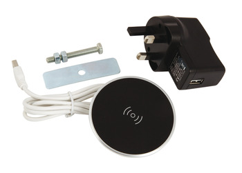 Wireless Surface Charger Set, with UK USB Plug