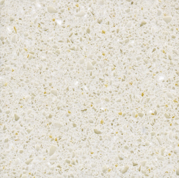 Worktop for Breakfast Bar, Solid Surface, Crushed Cotton, Apollo® Slab Tech