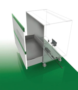 Drawer Opening System, for Single Drawers, Grass Sensomatic