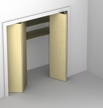 Fitting Set, for Folding Cabinet Doors, Hawa-Multifold 30/W