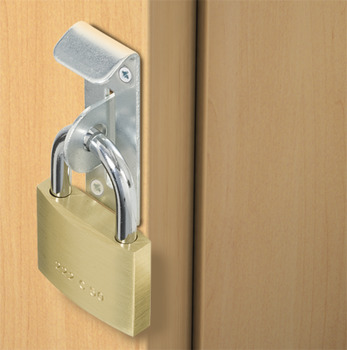 Safe Deposit Box Lock, for Use with Padlocks