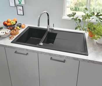 Sink, 1.5 Bowl, GROHE K400
