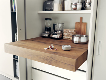 Pull Out Worktop, Aligned With Shelf, OPLÀ FOLDING